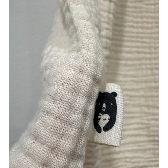 Rabbit + Bear By Emily And Oliver Organic Cotton Dress 2T Embroidered Rainbow - Picture 6 of 7